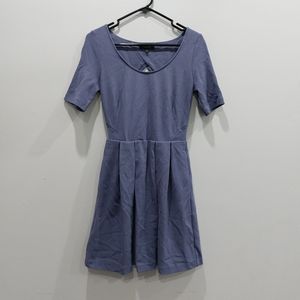 Aritzia Talula Pleated Fit and Flare Short Sleeve Mini Dress Open Back Size 4